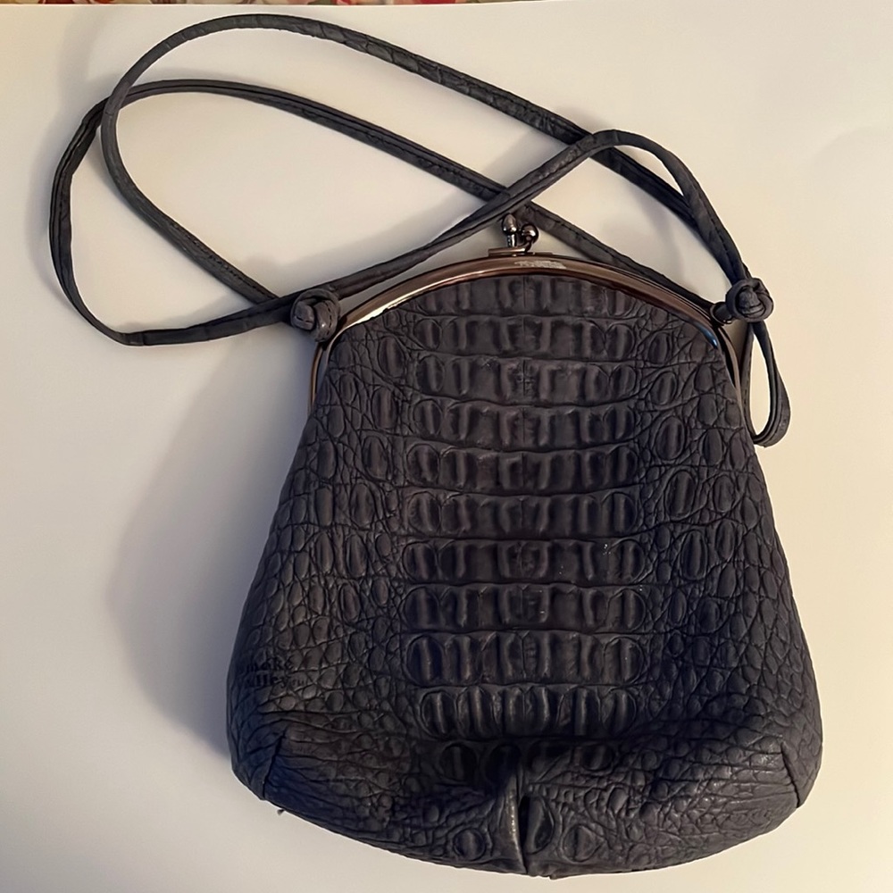 Blue shoulder bag